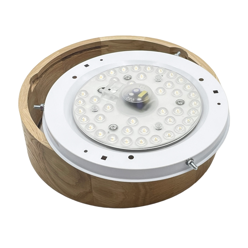 Brilagi - LED стельовий світильник CARVALHO LED/20W/230V дуб діам. 27,5 см