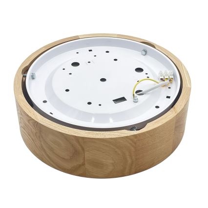 Brilagi - LED стельовий світильник CARVALHO LED/20W/230V дуб діам. 27,5 см