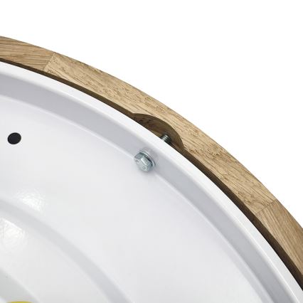 Brilagi - LED стельовий світильник CARVALHO LED/36W/230V, дуб, діаметр 37,5 см