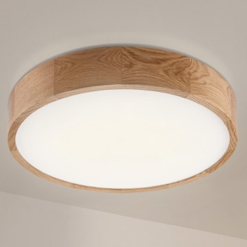 Brilagi - LED-стельовий світильник CARVALHO LED/36W/230V, дуб, діаметр 47,5 см