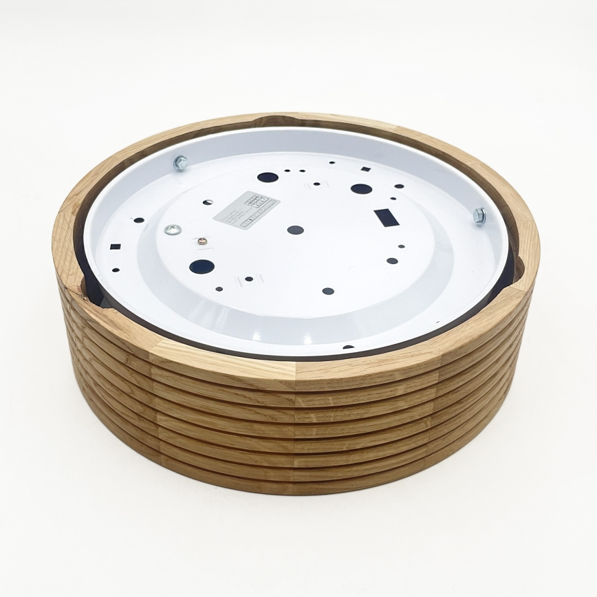 Brilagi - LED-стельовий світильник CARVALHO MODERN 1xE27/60W/230V, діаметр 27,5 см, дуб
