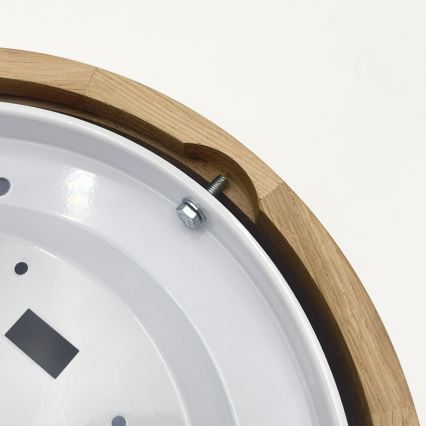 Brilagi - LED-стельовий світильник CARVALHO MODERN 1xE27/60W/230V, діаметр 27,5 см, дуб