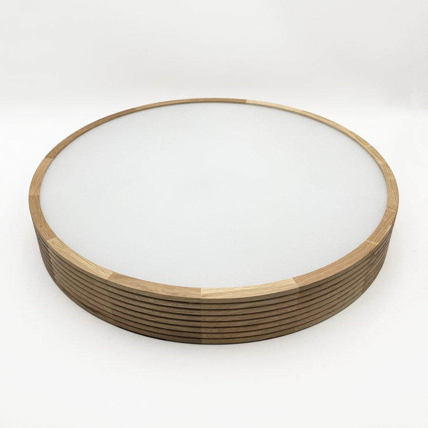 Brilagi - LED стельовий світильник CARVALHO MODERN 4xE27/60W/230V дуб діам. 57,5 см