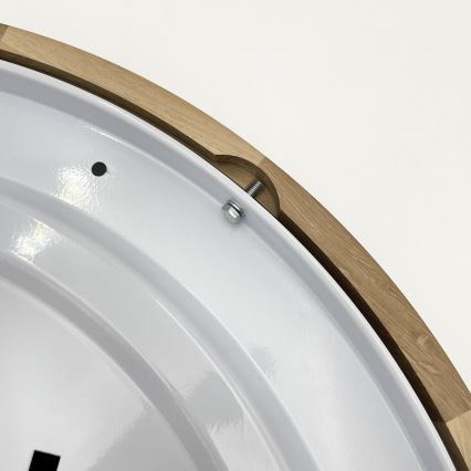 Brilagi - LED стельовий світильник CARVALHO MODERN 4xE27/60W/230V дуб діам. 57,5 см