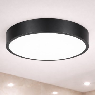Brilagi - LED стельовий світильник для ванної POOL LED/36W/230V 3000/4000/5500K діам. 40 см IP54 чорний