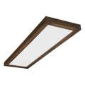 Brilagi - LED Стельовий світильник для ванної WOODY FRAME LED/50W/230V 120x30 см IP44 дуб горіх