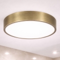 Brilagi - LED-стельовий світильник для ванної кімнати POOL, 36 Вт, 230 В, 3000/4000/5500 К, діаметр 40 см, IP54, латунь
