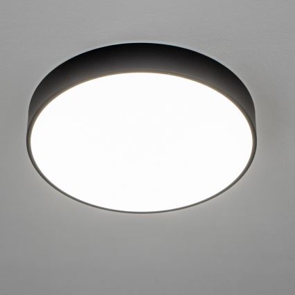 Brilagi - LED стельовий світильник для ванної POOL LED/36W/230V 3000/4000/5500K діам. 40 см IP54 чорний