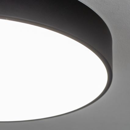 Brilagi - LED стельовий світильник для ванної POOL LED/36W/230V 3000/4000/5500K діам. 40 см IP54 чорний