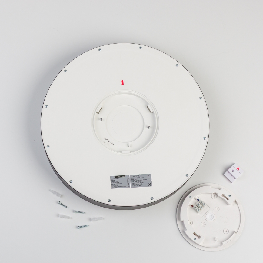 Brilagi - LED стельовий світильник для ванної POOL LED/36W/230V 3000/4000/5500K діам. 40 см IP54 чорний
