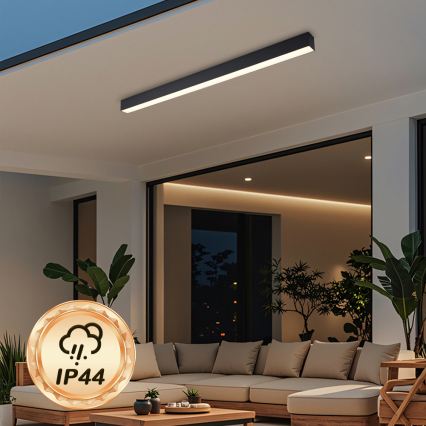 Brilagi - LED стельовий світильник для ванної кімнати SLEEKLINE LED/40W/230V 3000/4500/6000K чорний IP44
