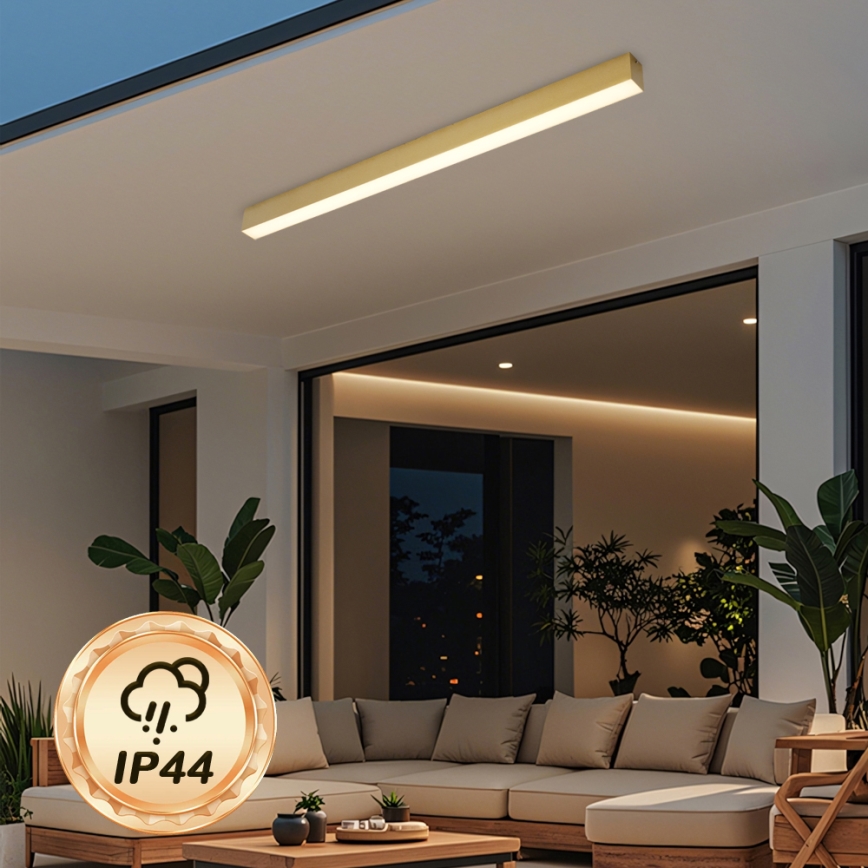 Brilagi - LED стельовий світильник для ванної кімнати SLEEKLINE LED/40W/230V 3000/4500/6000K золотистий IP44