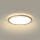 Brilagi - LED стельовий світильник для ванної кімнати ULTRA SLIM LED/12W/230V Ø 22,5 см золотистий IP54