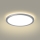 Brilagi - LED стельовий світильник для ванної кімнати ULTRA SLIM LED/24W/230V Ø 42 см сріблястий IP54