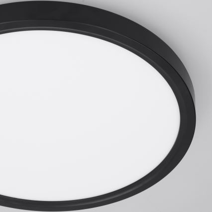 Brilagi - LED стельовий світильник ESTELA LED/18W/230V діаметр 30 см чорний