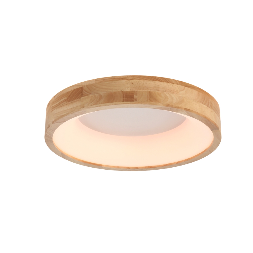 Brilagi - LED стельний світильник FALCON WOOD LED/30 Вт/230 В 3000/4000/6000 К, діаметр 45 см, з дерева