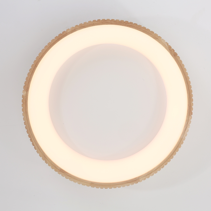 BRILAGI - світлодіодний стельовий світильник FALCON WOOD MODERN LED/40W/230V 3000/4000/6000K Ø 60 см, під дерево