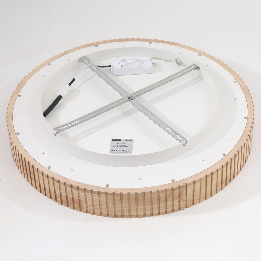 BRILAGI - світлодіодний стельовий світильник FALCON WOOD MODERN LED/40W/230V 3000/4000/6000K Ø 60 см, під дерево