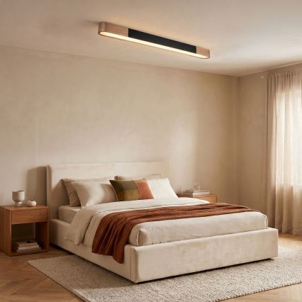 BRILAGI - LED Стельовий світильник GARDALINE LED/100 Вт/230 В 120 см дуб/чорний