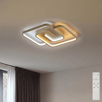 BRILAGI - LED Стельовий світильник із регулюванням яскравості VELO LED/64W/230V 3000-6500K 48x48 cm бежевий + з пультом дистанційного керування