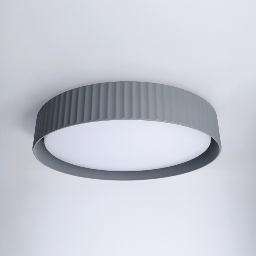 Brilagi - Регульований стельовий світильник LUCIA LED/48W/230V 3000-6500K, діаметр 41 см, сірий + пульт дистанційного керування