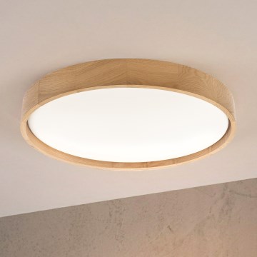 Brilagi - LED стельовий світильник MANAROLA PLAIN LED/36W/230V 3000K, діам. 48 см, дуб