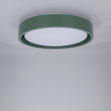 Brilagi - LED стельовий світильник MATTEO LED/24W/230V, діам. 31 см, зелений