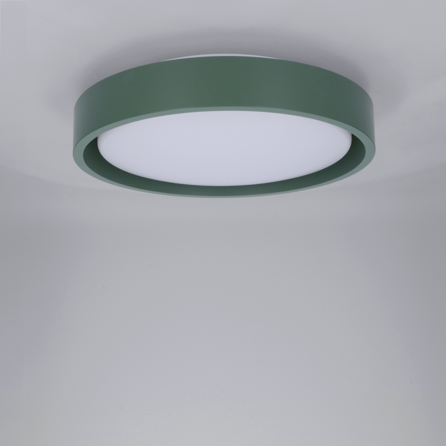 Brilagi - LED стельовий світильник MATTEO LED/24W/230V, діам. 31 см, зелений