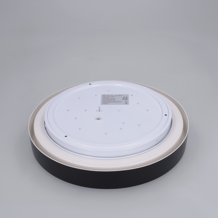 Brilagi - LED-стельовий світильник MATTEO LED/24W/230V, діаметр 31 см, чорний
