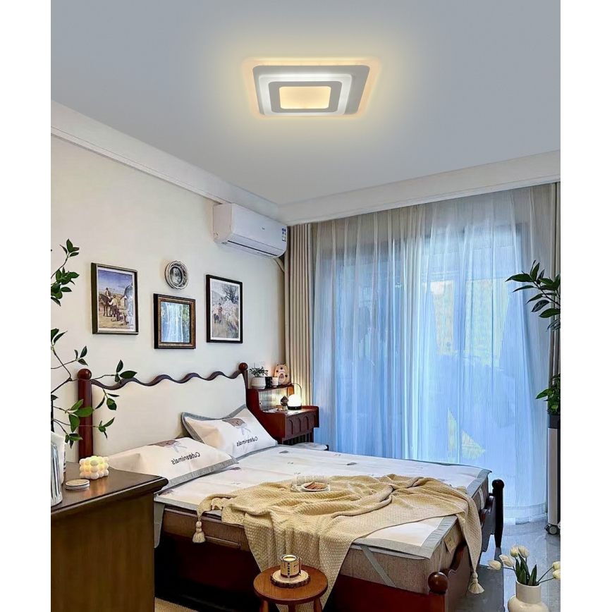 Brilagi - LED стельовий світильник з регульованою яскравістю MODERN MINI LED/65W/230V 3000-6000K 37x37 см + пульт дистанційного керування