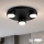 Brilagi - LED стельовий світильник MONO 3xGX53/13W/230V діаметр 30 см чорний