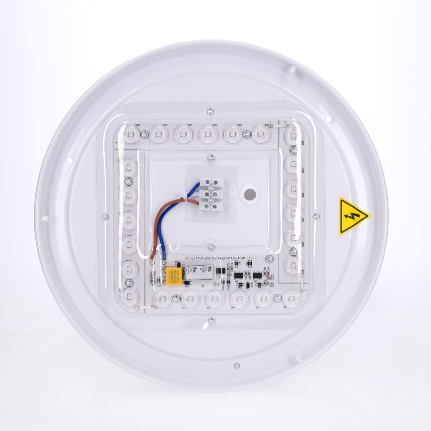 BRILAGI - LED стельовий світильник PILANA LED/24W/230V дуб/золото діам. 30 см