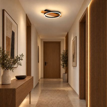 BRILAGI - LED стельовий світильник PLANK LED/16W/230V 4000K 30x40 см дерево