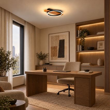 BRILAGI - LED стельовий світильник PLANK LED/16W/230V 4000K 30x40 см дерево