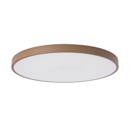 Брілагі - світлодіодний стельовий світильник POOL LED/100W/230V 3000/4000/6000K, діаметр 80 см, коричневий