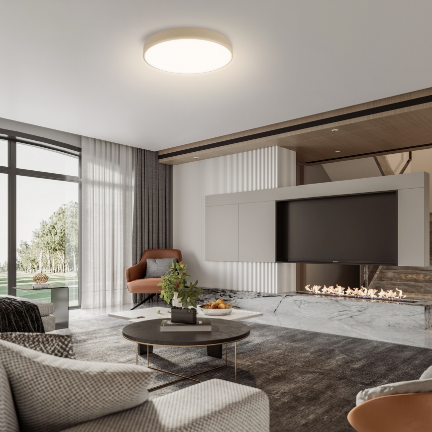 Brilagi - LED-стельовий світильник POOL LED 48 Вт / 230 В, 3000/4500/6000 К, діаметр 40 см, бежевий