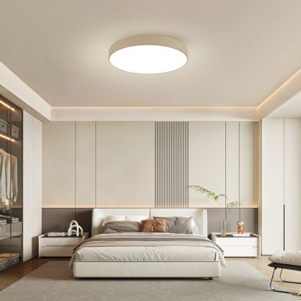 Brilagi - LED-стельовий світильник POOL LED/100 Вт/230 В 3000/4000/6000K діаметр 80 см бежевий