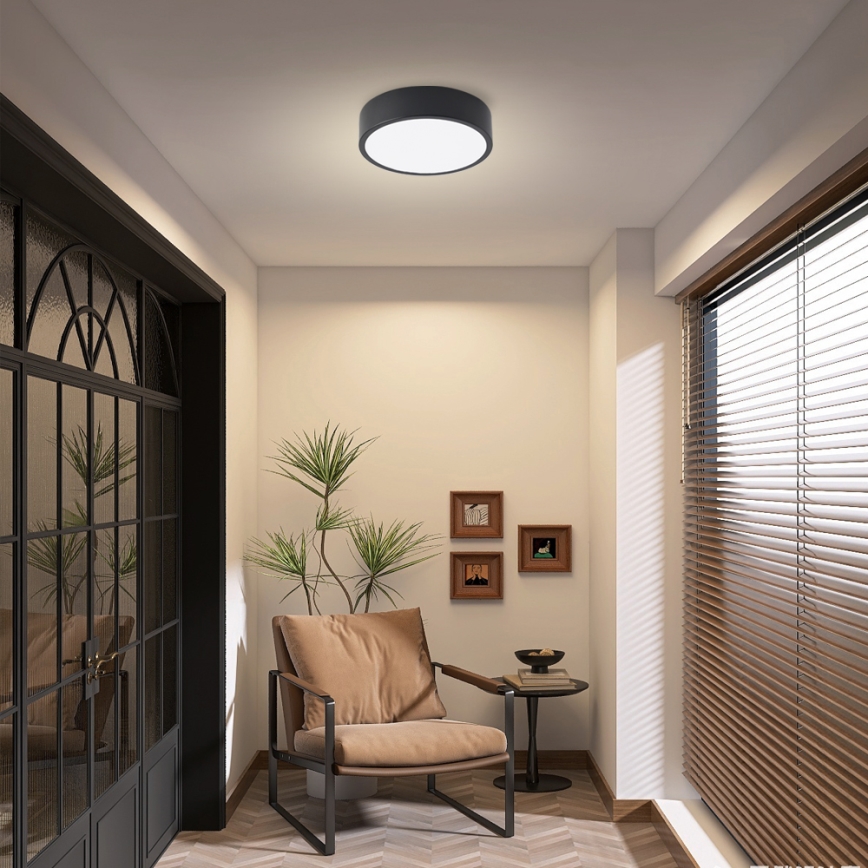 Brilagi - LED стельовий світильник POOL LED/18W/230V 3000/4000/6000K діам. 20 cm чорний