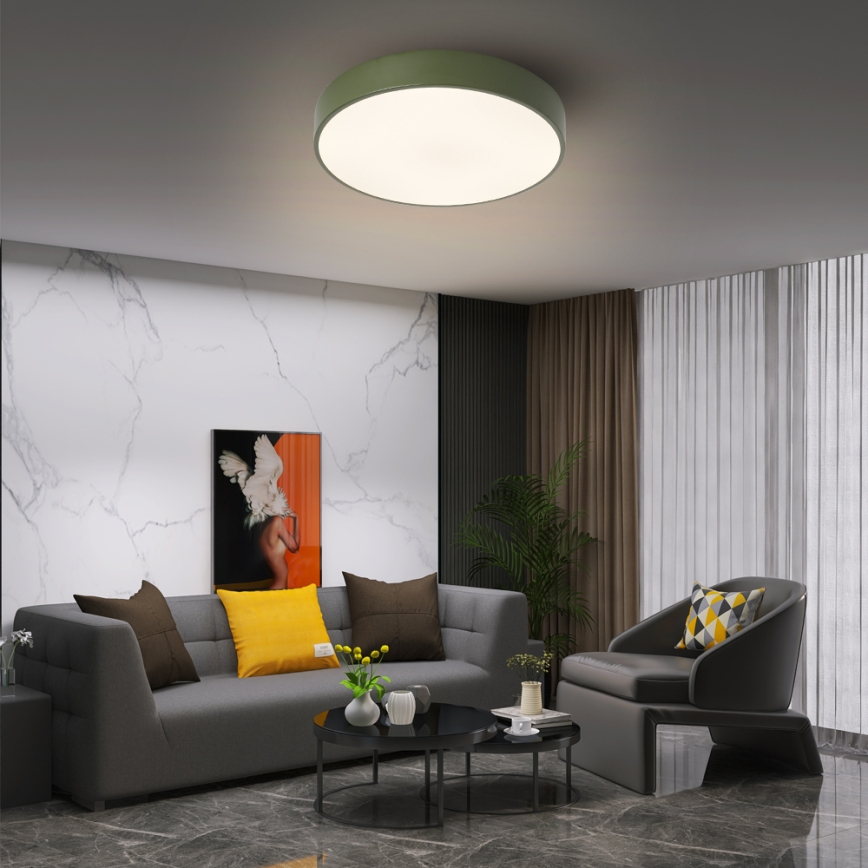 Brilagi - LED стельовий світильник POOL LED/36W/230V 3000/4000/6000K діам. 30 см зелений