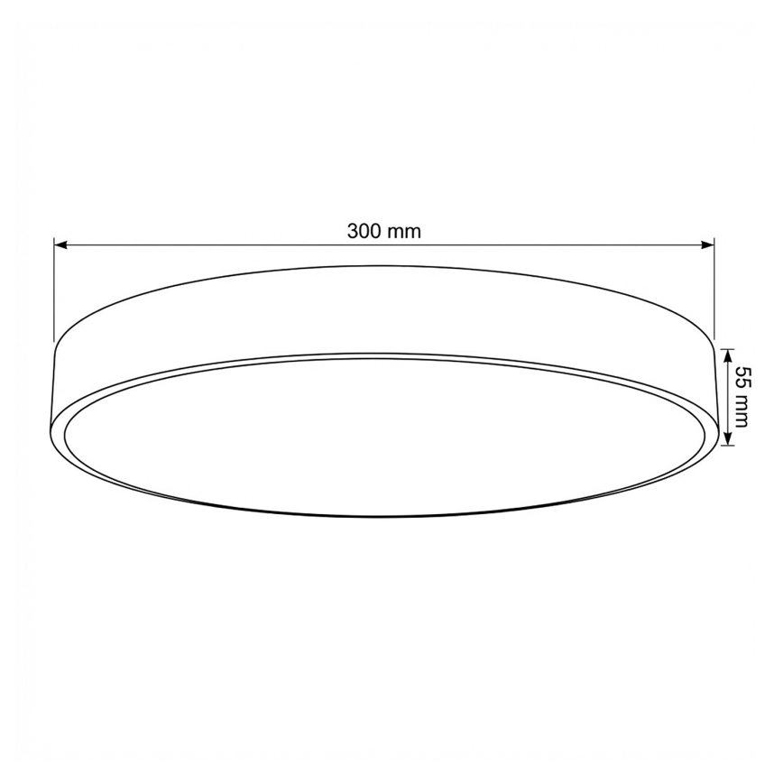 Brilagi - стельовий світильник POOL LED, 36 Вт, 230 В, 3000/4000/6000 К, діаметр 30 см, бежевий