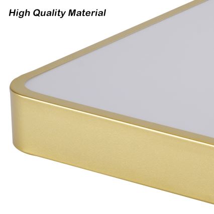 Brilagi - LED-стельовий світильник POOL LED/48 Вт/230 В 3000/4500/6000 К 50x50 см золотистий