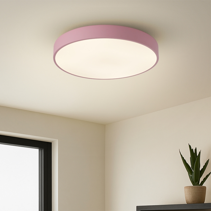 Brilagi - LED стельовий світильник POOL LED/48W/230V 3000/4000/6000K діам. 40 cm рожевий
