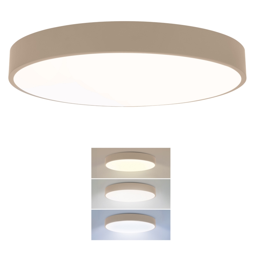 Brilagi - LED стельовий світильник POOL LED/48W/230V 3000/4000/6000K діаметр 40 см бежевий