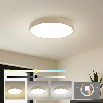 Brilagi - LED стельовий світильник POOL LED/60Вт/230В 3000/4500/6000К діаметр 60 см бежевий