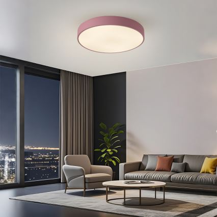 Brilagi - LED стельовий світильник POOL LED/60 Вт/230 В 3000/4000/6000 К діам. 50 см рожевий