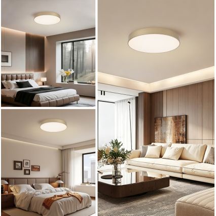 BRILAGI - LED стельовий світильник POOL LED/60W/230V 3000/4000/6000K діаметр 50 cm золотистий