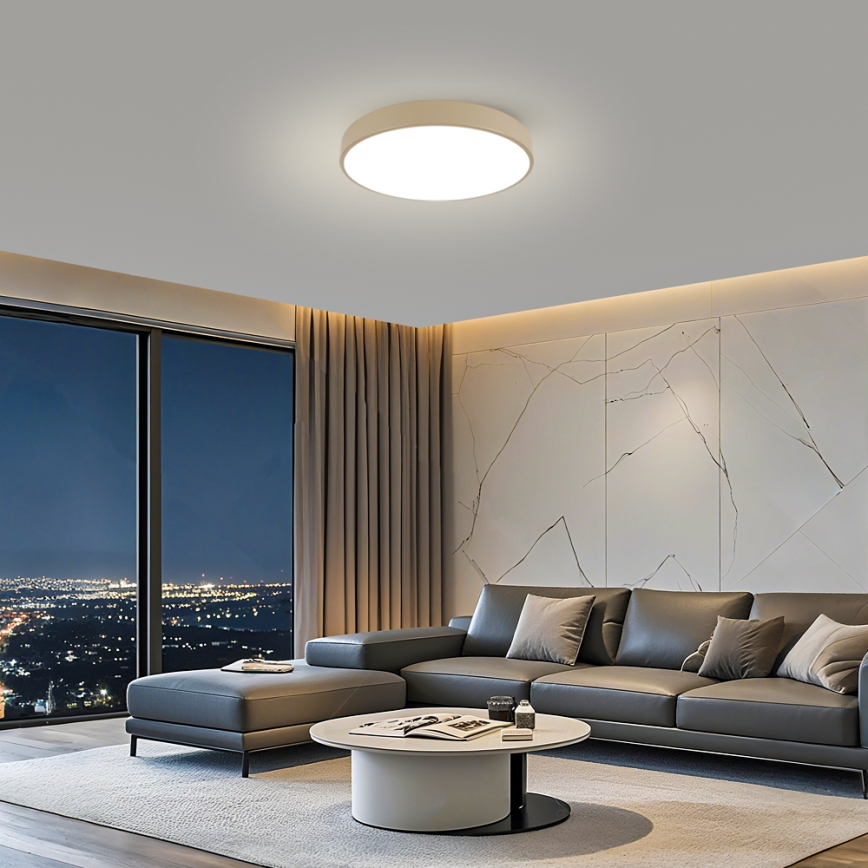 Brilagi - LED стельовий світильник POOL LED/60Вт/230В 3000/4500/6000К діаметр 60 см бежевий