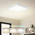 Brilagi - LED стельовий світильник POOL SQUARE LED/36W/230V 3000/4000/6000K 40x40 см білий