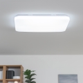 Brilagi - LED стельовий світильник SHINE, з регулюванням яскравості, LED/24W/230V, діам. 60 см, 3000/4000/6500K, кремовий + пульт дистанційного керування