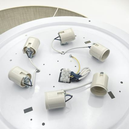 Brilagi - LED-стельовий світильник SIRIJA 6xE27/60W/230V, діаметр 80 см, білий